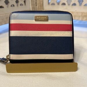 Kate Spade Multicolor Striped Wallet